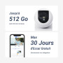 EZVIZ 2K+(4MP) 4G/Wi-Fi Camera Solaire Exterieur CB8 Lite & 5W Solar Panel | Camera Exterieur sans Fil,Mode AOV (Enregistrement 