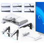 Support Mural Horizontal Réglable pour PS5/Slim/Pro, Support Mural PS5pour Console PlayStation 5, Accessoire et Kit Complet Inst