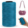 LEREATI Fil Macramé 1mm x 230m Corde Macramé Polyester Ficelle Corde Fil Polypropylène pour Sac à Main, Suspension Murale, Trava