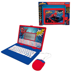 Lexibook, Spider-Man Ordinateur Éducatif, JC601SPi10LXB | Néerlandais/Français, 164 activités, design Spider-Man, Maths, Jeux de