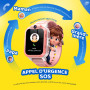 Blackview Montre Connectée Enfant 4G, Montre GPS Enfant avec Carte SIM, Appel Vidéo HD, Chat Vocal et SMS, Bouton SOS, Mode Écol