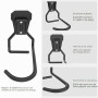 Housolution Lot de 2 Crochets Vélo, Supports de Cintre de Vélo en Fer | Support Mural de Rangement pour Vélos Robuste en Forme d