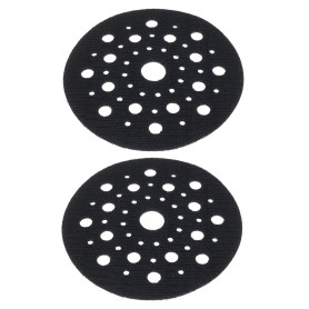 ECSiNG Lot de 2 Protecteur Plateau Ponçage Mousse 45 Trous 125 mm 5 in Lot de 2 Tampon Interface 45 Trous 5 in 125 mm Compatible