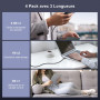 YISH Cable USB C vers USB C Charge Rapide - [0.5M+1M+1M+2M] 60W PD Cordon USBC vers USBC Câble USB Type C to C 3A Nylon Tressé C