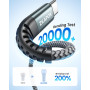 ZKAPOR Câble USB C 2M/Lot de 2, Câble USB C Charge Rapide Chargeur Type C | 3A Câble USB A vers USB C Nylon Cable USB Type C Cha