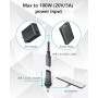 CERRXIAN Lot de 2 adaptateurs d'alimentation USB C vers DC 5,5 mm x 2,1 mm pour Starlink Mini, PD100W USB C Femelle vers connect