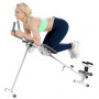 Rameur pour la maison, équipement d'entraînement 4 en 1, rameur pliable | Machine à presser, machine à lisser, fauteuil romain,