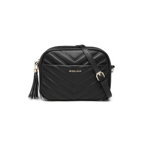 Miss Lulu Sac à bandoulière pour femme, petite fille, sac à main en cuir, sacs d'épaule imperméable, avec bandoulière réglable