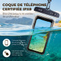 Nordlight Dry Bag Sac Étanche avec Pochette Étanche Téléphone, Fermeture Roll-Top, Bandoulière | Sac à Dos étanche Nautique, Sac