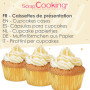 ScrapCooking - Lot de 48 Caissettes Dorées pour Cupcakes & Muffins - Décorations Étuis Tasses en Papier pour Pâtisseries - Caiss