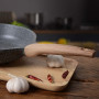 ZUOFENG Poêle à Frire Antiadhésive 20CM + 24CM + 28CM, Casseroles en Pierre, Revêtement de Granit, Poêle à Omelette Casseroles à