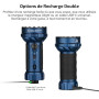 OLIGHT Marauder Mini 2 Lampe Torche Led Ultra Puissante 10000 Lumens 750 m | Lampe de Poche Rechargeable MCC&USB, Powerful Flash