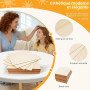 30 Plaques Contreplaqué Tilleul 3 mm, Découpe Laser, Gravure, pour Maquette | Format carré 30 × 30 cm, surface polie, bords liss
