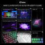 AKKO 5075 V5 HE Clavier Gaming Magnétique Filaire ISO-FR AZERTY,RT 0,001 mm | Clavier 75 % ISO-FR AZERTY, taux d'interrogation d