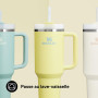 STANLEY 1913 Quencher H2.0 FlowState Trinkbecher 1.18L - Pomelo | H2.0 FlowState - Froid Pendant 11 Heures - Glacé Pendant 48 He