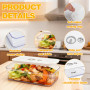 GZRXIOUS Boite a Fromage pour Frigo, 1250 ML Avec Couvercle et Etiquette Boite de Rangement Frigo avec Dateur Boites Fromages Em