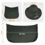 ehsbuy Chapeaux De Pêche pour Hommes Et Femmes Chapeau Randonnée Homme avec Couvre-Visage à Large Bord Chapeau De Soleil De Plag