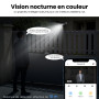 AOQEE 2K 3MP Camera Exterieure sans Fil Solaire 2.4GHz WiFi Étanche IP65 S1 | Camera Surveillance WiFi Exterieure Panneau Solair