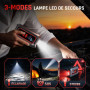 Potfilm Booster Batterie Voiture 10000A - 12V Compatible Essence/Diesel | 10L Essence / 9L Diesel, 12 Protections, Lampe 3 Modes