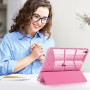 FINTIE Coque Pailletée pour iPad A16 11e Génération 11"/iPad 10e Gén 10.9" | Étui Scintillant avec Porte-Stylet, Housse Transpar