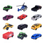 Majorette - Set de 12 Pièces - Collection Ride Now - Echelle 1/64ème - Véhicules en Métal - Roues Libres - 3 Modèles Assortis - 