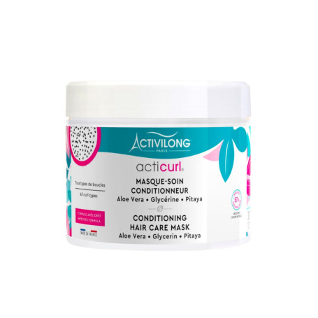 ACTIVILONG - Masque-Soin Conditionneur Acticurl - Tous Type De Boucles - Démêle Et Nourrit En Profondeur - 97% D'Ingrédients Nat