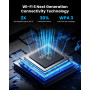 ieGeek 2K (3MP) Camera Surveillance WiFi Exterieure sans Fil Solaire | Détection Humaine IA, Nocturne Couleur, Recharge Faible L