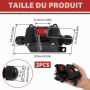 2 Pièces Interrupteur Étanche à Cordon IP65 avec Voyant Rouge, 220V 30A, Interrupteurs Marche Arrêt à Basculer DPST pour Applica