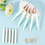AYBUY Lot de 5 Pinceaux pour Nail Art, Pinceaux Liner de Détail | Pinceau Nail Art Ongles, Pour Gel, Les Lignes Longues, Détails