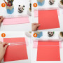 MAIXINNEW Lot de 3 Coupe Papier A4 pour Travaux Manuels | Massicot Papiers avec Lame de Rechange, Couper Coins Arrondis et Perfo