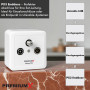 3x PremiumX PX3 Prise d'antenne, prise à 3 voies Prise d'antenne, prise de ligne simple et de dérivation, montage en surface, en