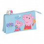 Trousse d'écolier Peppa Pig Baby Bleu clair (22 x 12 x 3 cm) 20,99 €