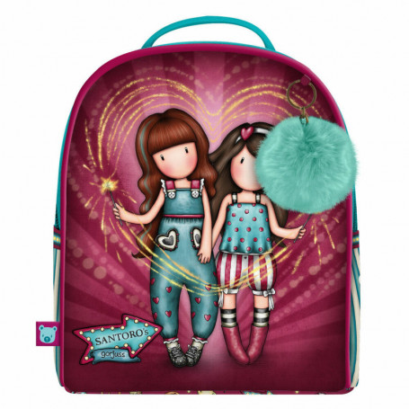 Cartable Gorjuss Fireworks Mini Bordeaux (20 x 22 x 10 cm) 36,99 €