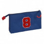 Trousse Fourre-Tout Triple Safta University Rouge Blue marine (22 x 12 x 3 cm) 20,99 €
