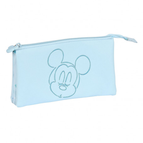 Trousse Fourre-Tout Triple Mickey Mouse Clubhouse Baby Bleu clair (22 x 12 x 3 c 23,99 €