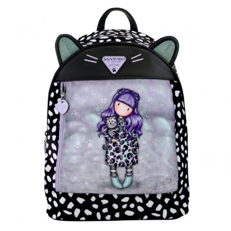 Sac à dos Casual Gorjuss Smitten kitten Noir Blanc (25,5 x 31 x 10 cm) 72,99 €