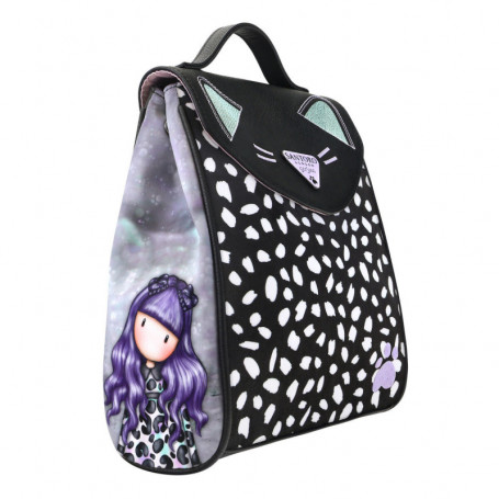 Sac à dos Casual Gorjuss Smitten kitten Noir Blanc (23 x 11 x 27 cm) 57,99 €
