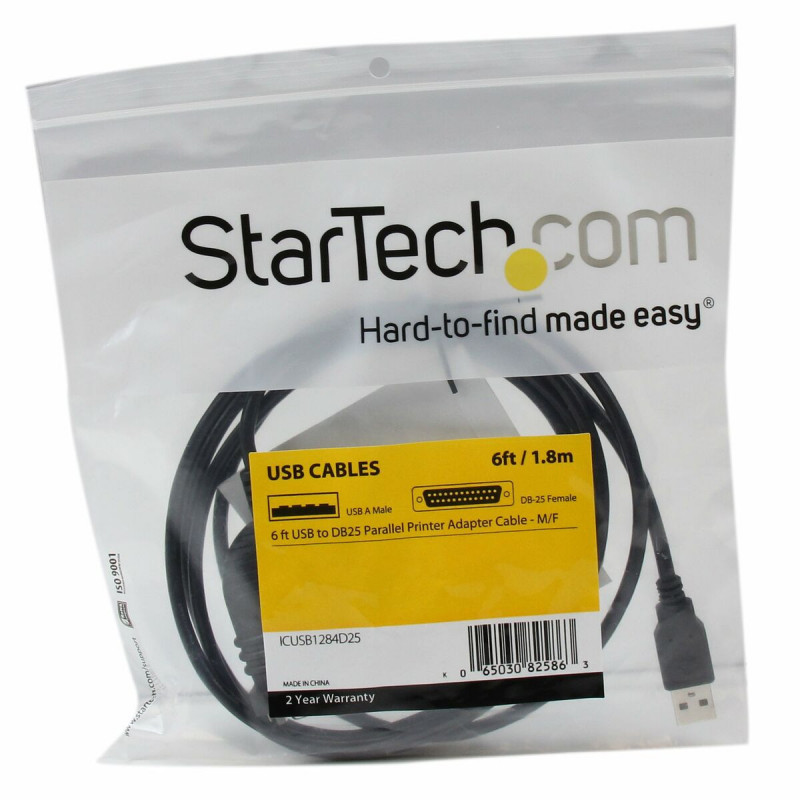 Image secondaire de Startech.com Câble Adaptateur de 1.80m USB vers 1 Port Parallèle DB25 pour Imprimante