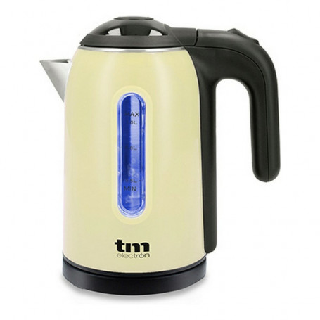 Bouilloire Électrique avec Voyant LED TM Electron Acier inoxydable Crème 47,99 €