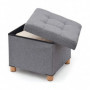 Pouf Domopak Living Tissu (38 x 38 x 34 cm) 73,99 €