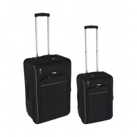 Valise Ensemble de Voyage Noir Polyester (2 Pièces) 229,99 €