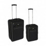 Valise Ensemble de Voyage Noir Polyester (2 Pièces) 229,99 €