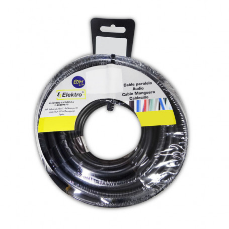 Câble Coaxial Antenne TV EDM 2 x 1 mm 10 m 25,99 €