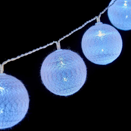 Guirlande de boules LED Ø 6 cm Blanc (2 m) 20,99 €