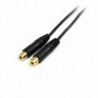 Câble Audio Jack (3,5 mm) Coupleur Startech MUY1MFF       Noir 0,15 m 13,99 €