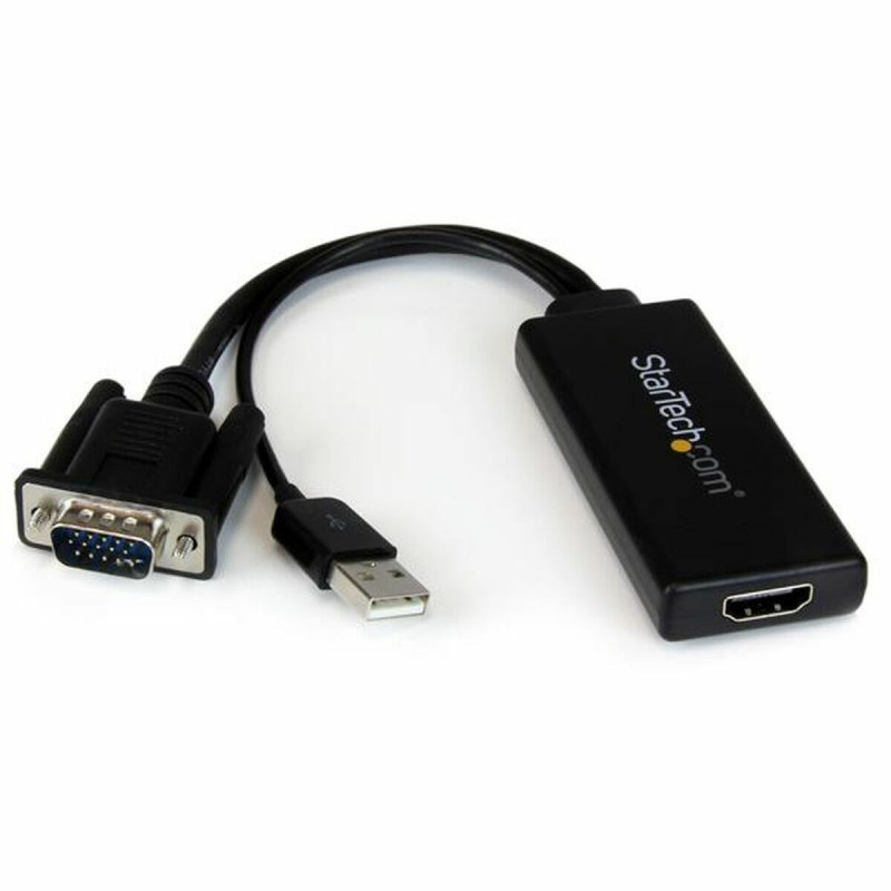 Startech.com Adaptateur VGA vers HDMI avec audio et alimentation par USB Convertisseur VGA vers HDMI portable 1080p