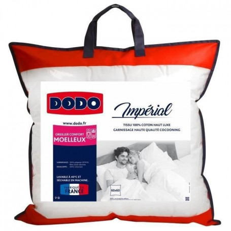 DODO Oreiller moelleux Imperial - 60 x 60 cm - Blanc 78,99 €