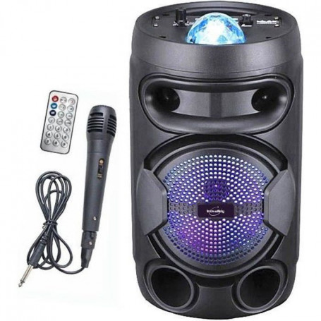 INOVALLEY KA02 BOWL- Enceinte lumineuse Bluetooth 400W - Fonction Karaoké - Boul 62,99 €