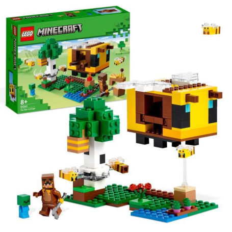 LEGO Minecraft 21241 La Cabane Abeille. Jouet. Ferme avec Maison. Zombie et Figu 31,99 €