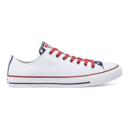 Baskets Casual pour Femme Converse Chuck Taylor Stars Stripes Blanc 69,99 €